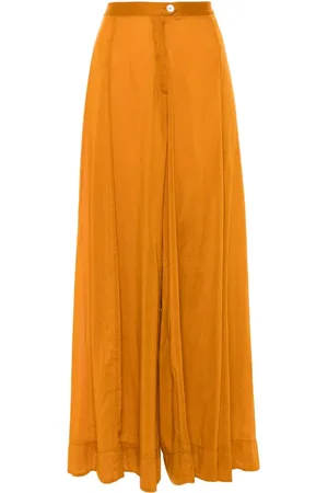 FORTE FORTE Pantalones palazzo con pliegues