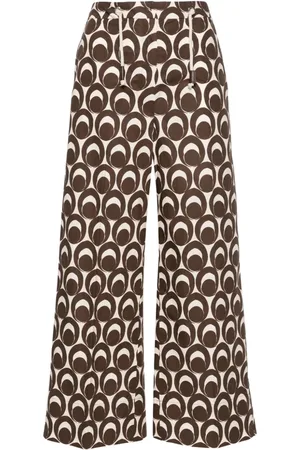 Max Mara Pantalones palazzo de talle alto