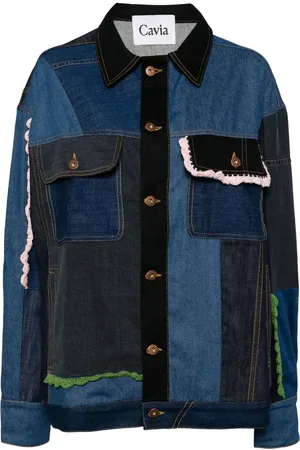 Cavia Chaqueta con ribete de ganchillo