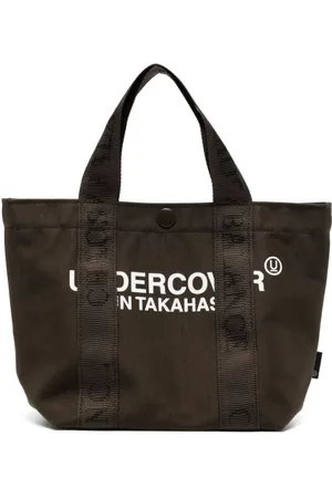 UNDERCOVER Bolso shopper con logo estampado
