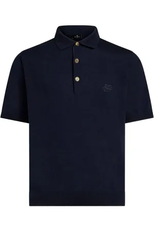 Etro Polo con logo bordado