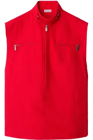 Burberry Top sin mangas con media cremallera