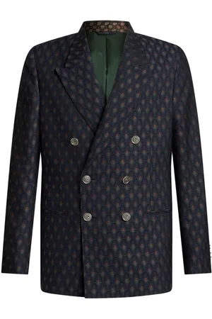Etro Blazer con motivo floral en jacquard