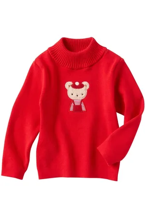 Familiar Jersey con aplique de oso