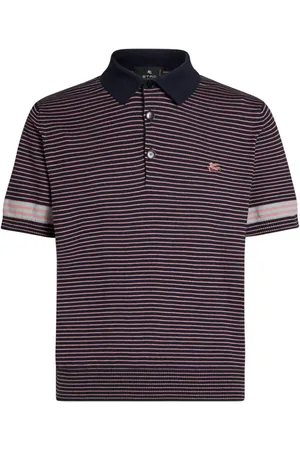Etro Polo de punto a rayas