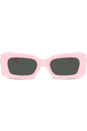 VERSACE Gafas de sol con montura rectangular