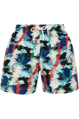 Palm Angels Bañador con estampado Leaf