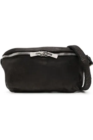 GUIDI Bolso messenger granulado