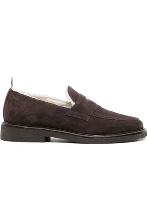 Thom Browne Mocasines penny con forro
