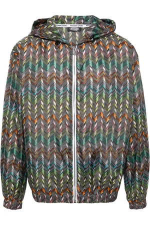 Missoni Chaqueta con capucha y estampado chevron
