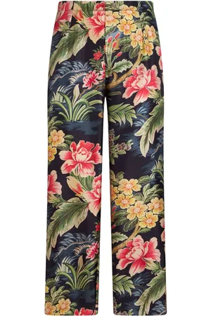 Etro Pantalones con estampado floral