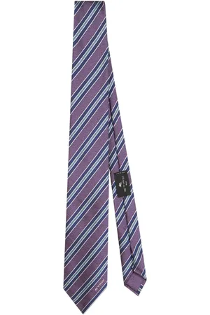 Etro Corbata a rayas en jacquard
