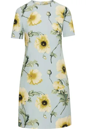 Oscar de la Renta Vestido corto con estampado Poppy