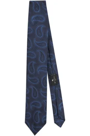 Etro Corbata con motivo de cachemira
