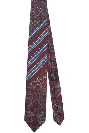 Etro Corbata de seda en jacquard