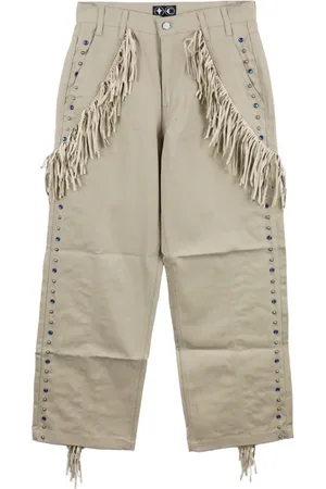 THUG CLUB Pantalones Castle Cowboy con flecos