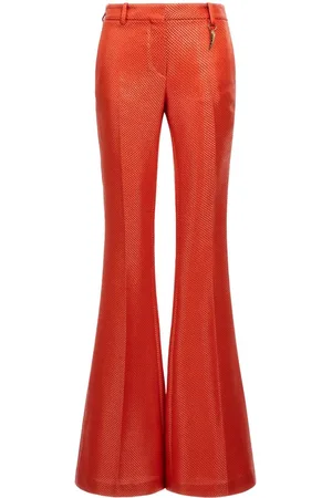 Roberto Cavalli Pantalones acampanados de talle bajo