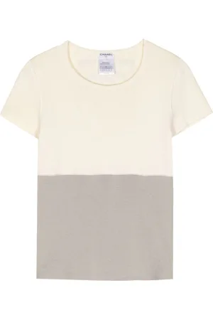 CHANEL Camiseta de dos tonos 2001