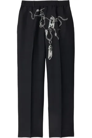 Burberry Pantalones rectos Knight Hardware