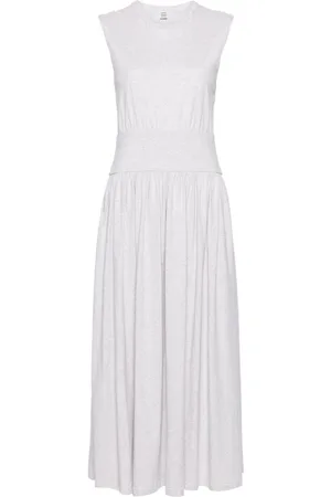 Totême Vestido midi con efecto de mélange