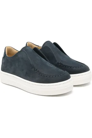 ANDREA MONTELPARE Mocasines con logo grabado