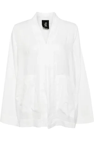 THOM KROM Chaqueta liviana con diseño abierto