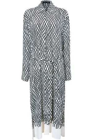 Proenza Schouler Vestido midi Bailey con estampado abstracto
