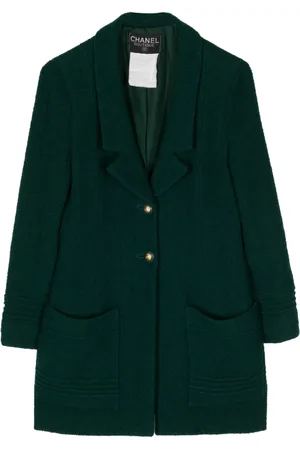 CHANEL Chaqueta con botones y logo CC 2000