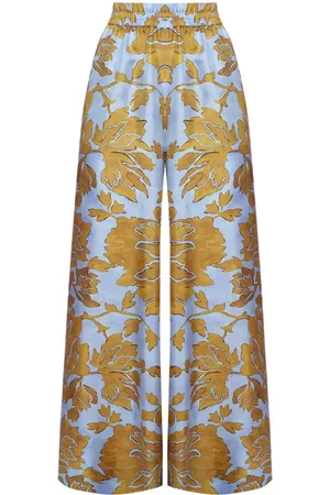La DoubleJ Pantalones palazzo con estampado floral