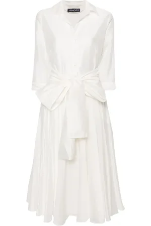 DRHOPE Vestido camisero acampanado