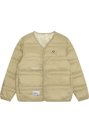 A Bathing Ape Plumífero reversible con motivo militar