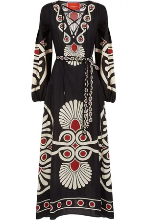 La DoubleJ Vestido Viviana con estampado geométrico