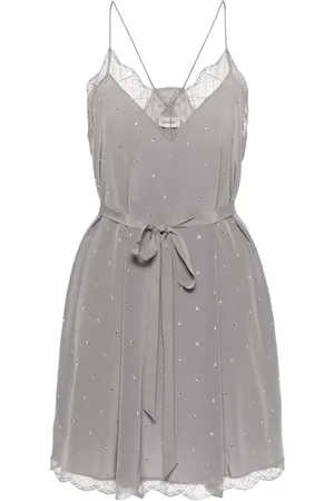 Zadig & Voltaire Vestido corto Ristyz con detalles de strass