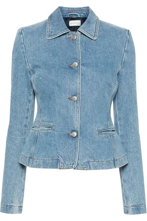 MAGDA BUTRYM Blazer vaquero con peplum