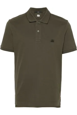 C.P. Company Polo con parche del logo