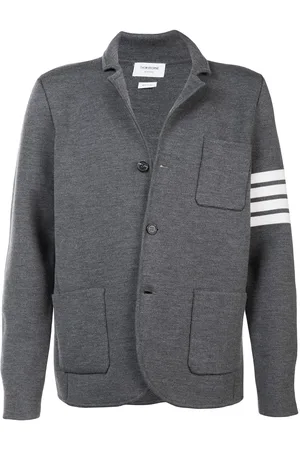 Thom Browne Blazer de punto de canalé