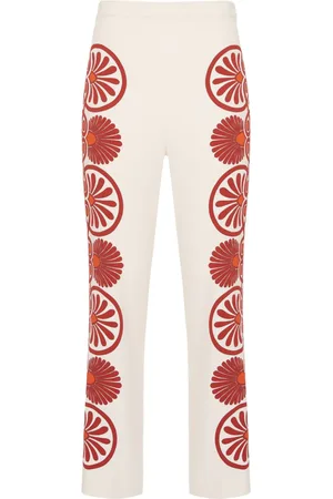 La DoubleJ Pantalones capri con estampado Medallion