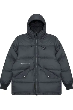 A Bathing Ape Plumífero con logo estampado