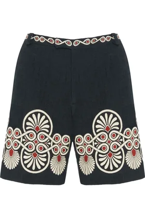La DoubleJ Pantalones cortos con estampado Medallion