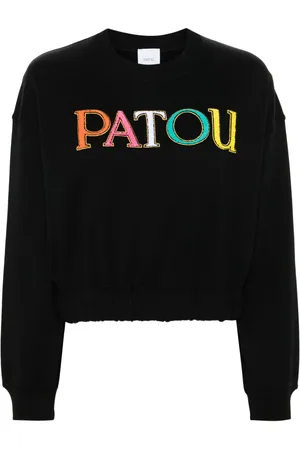 Patou Sudadera corta con logo bordado