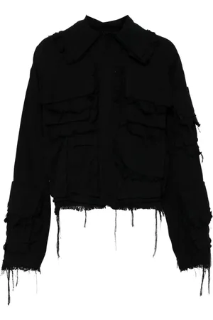 Natasha Zinko Chaqueta con efecto envejecido