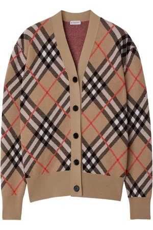 Burberry Cárdigan a cuadros