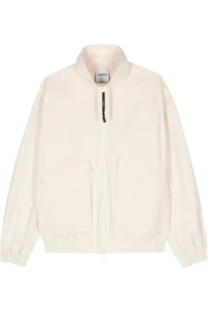 Aspesi Chaqueta bomber con textura de ripstop