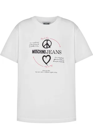 Moschino Camiseta con logo estampado
