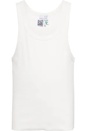 Natasha Zinko Top con logo estampado