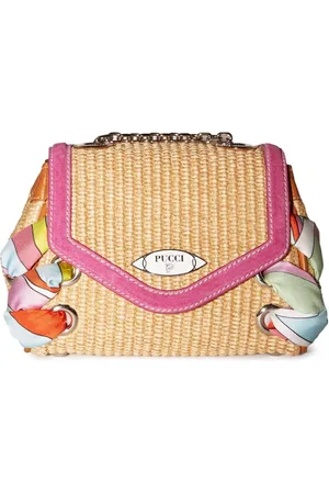 Puccini Bolso Tressage con placa del logo