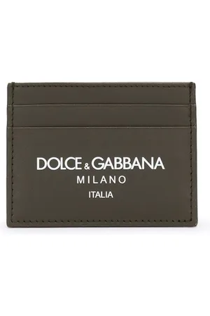 Dolce & Gabbana Tarjetero con logo estampado