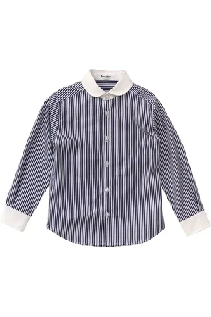 Familiar Camisa con motivo a rayas