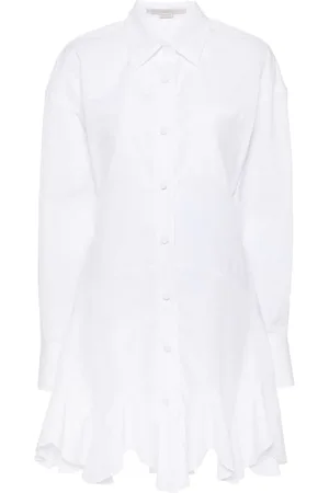 Stella McCartney Vestido corto con logo bordado