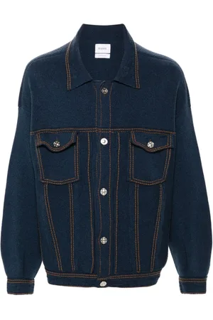 Barrie Sobrecamisa de punto con costuras en contraste